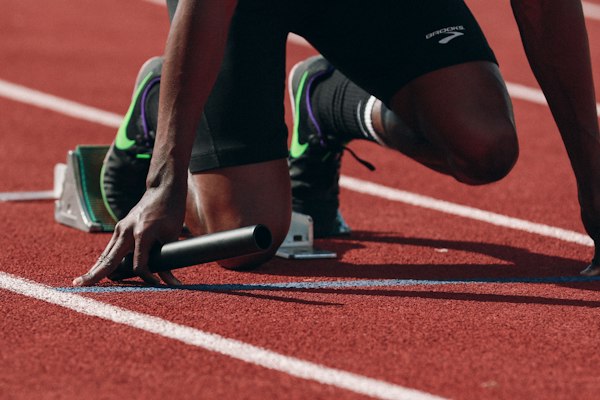 Track lanes stadium